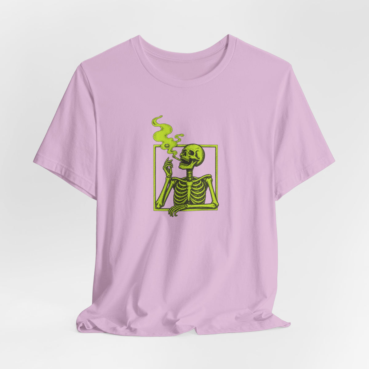 Smoking Skeleton - Halloween Spooky Season Tee