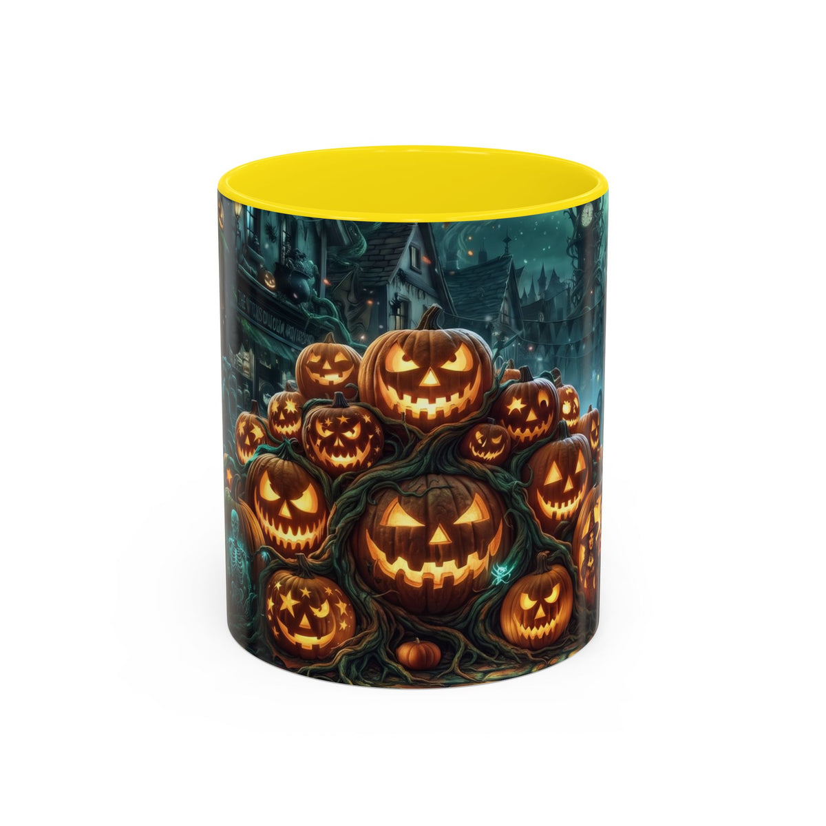 Halloween Pumpkin Patch Accent Coffee Mug