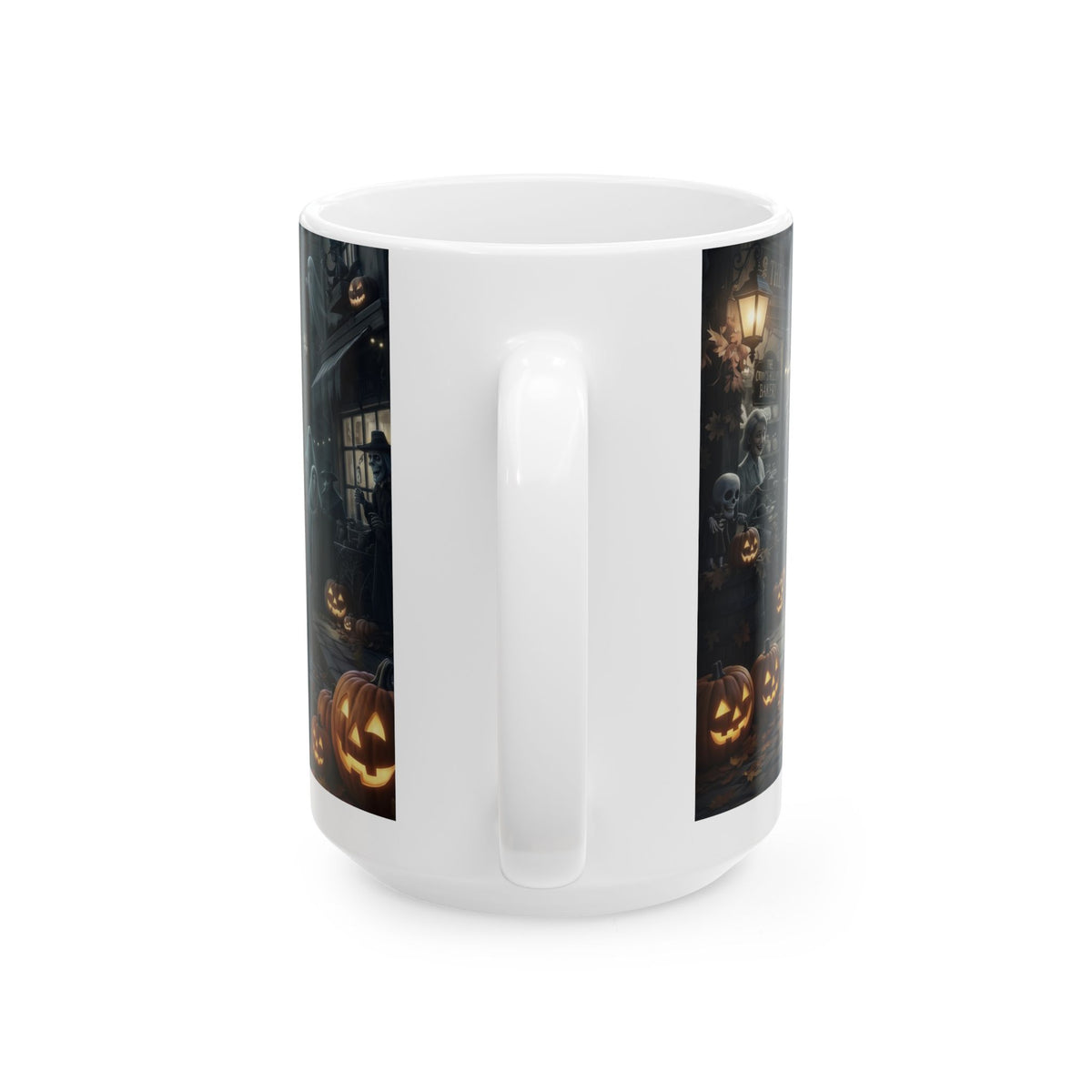 Gothic Halloween Witch Gathering Ceramic Mug