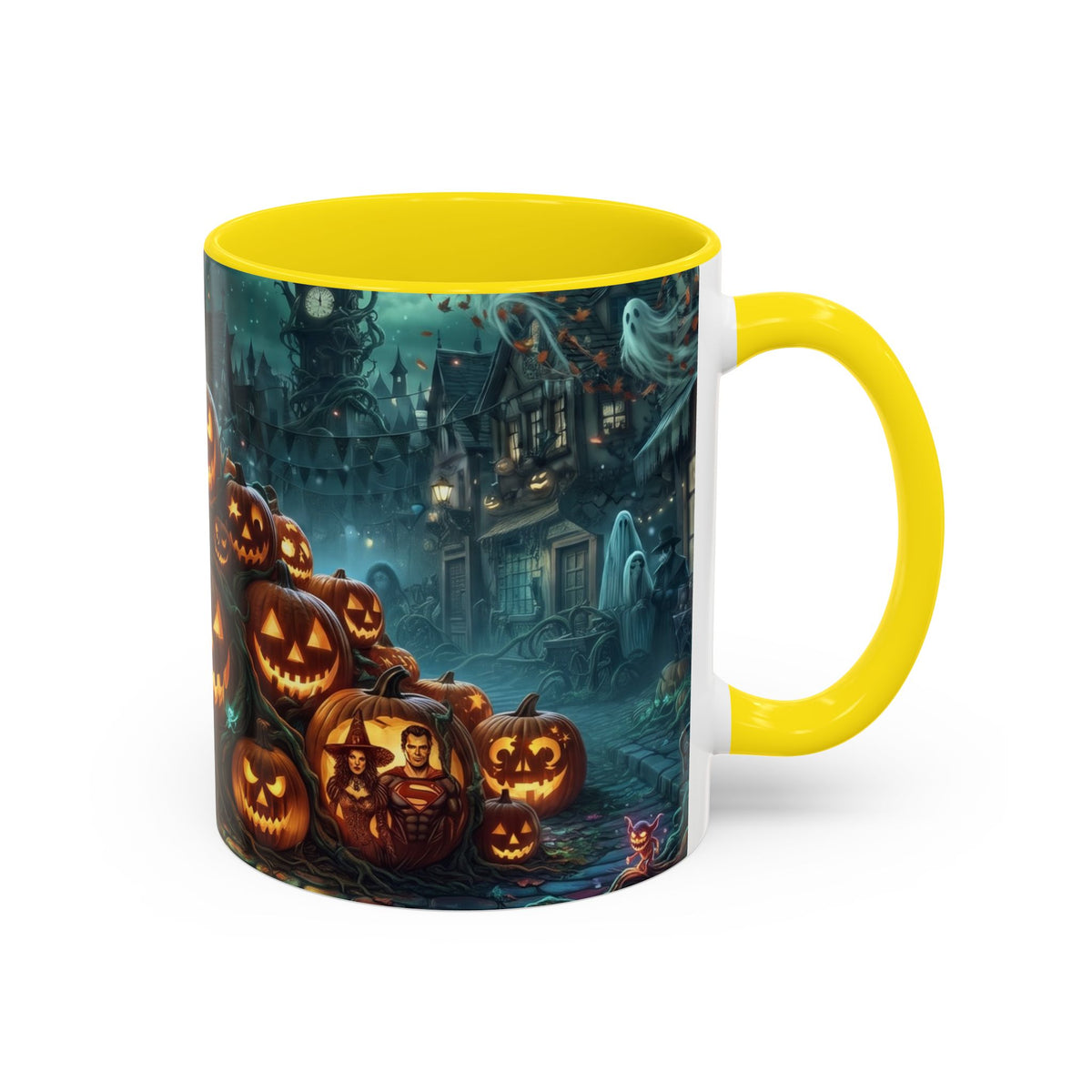 Halloween Pumpkin Patch Accent Coffee Mug