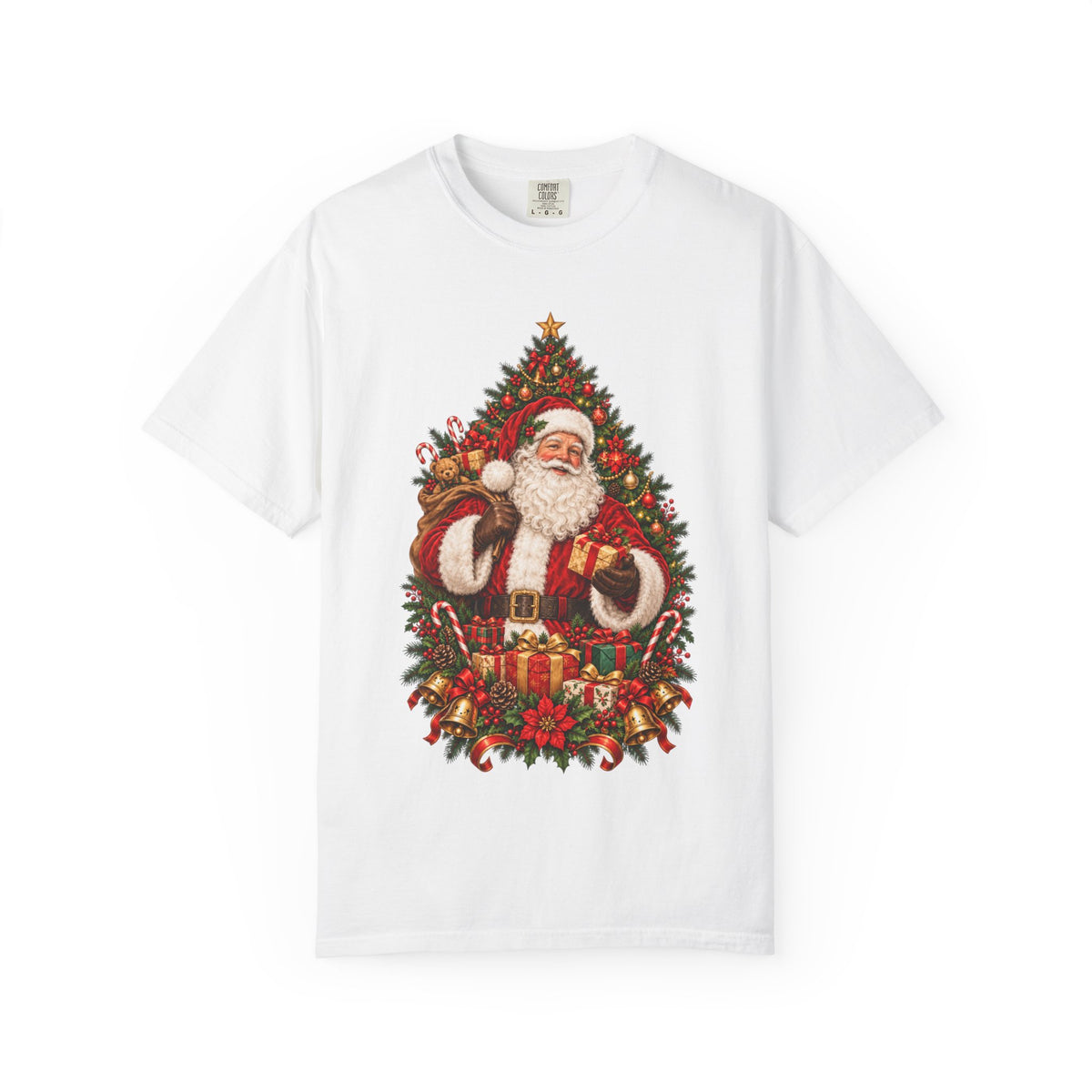 Santa Christmas Tree T-Shirt