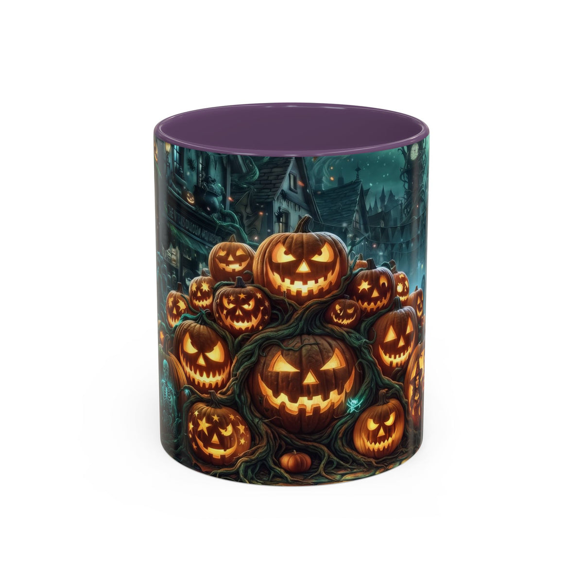 Halloween Pumpkin Patch Accent Coffee Mug