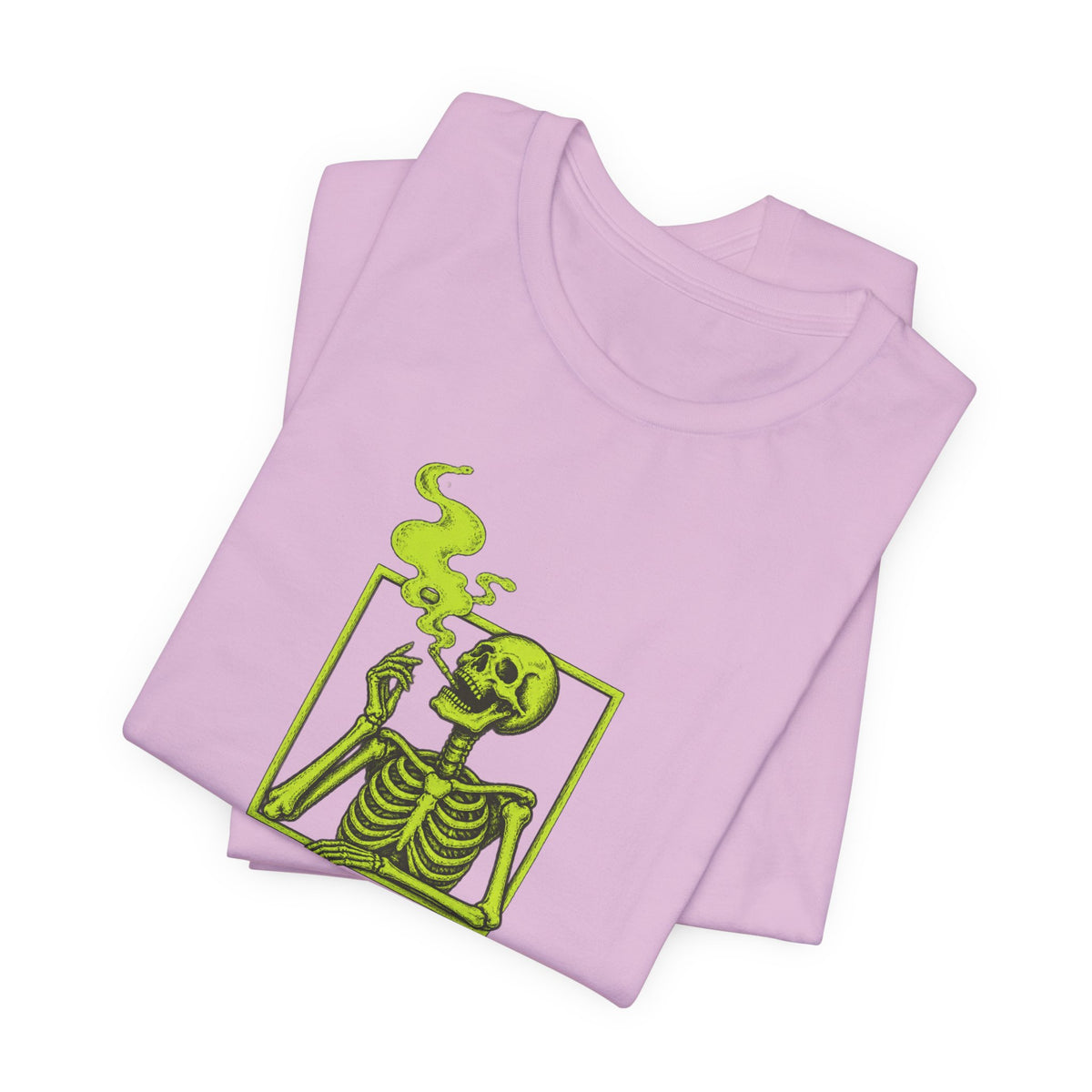 Smoking Skeleton - Halloween Spooky Season Tee