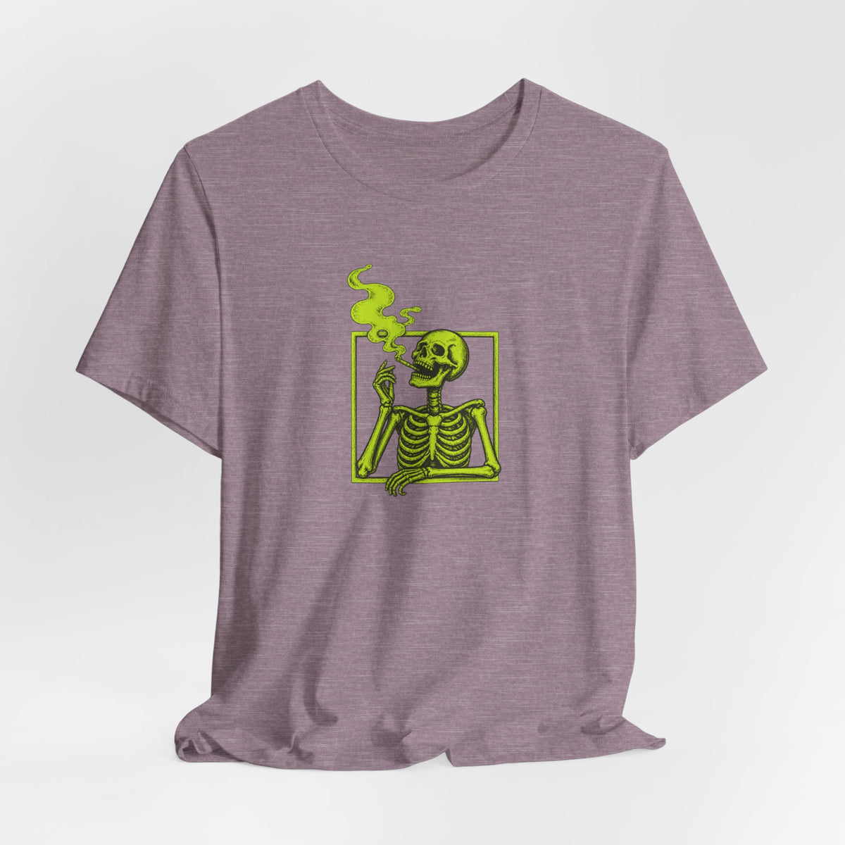 Smoking Skeleton - Halloween Spooky Season Tee