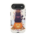 Halloween Cat Tough Phone Case (Iphone 17 Air Light Gold)