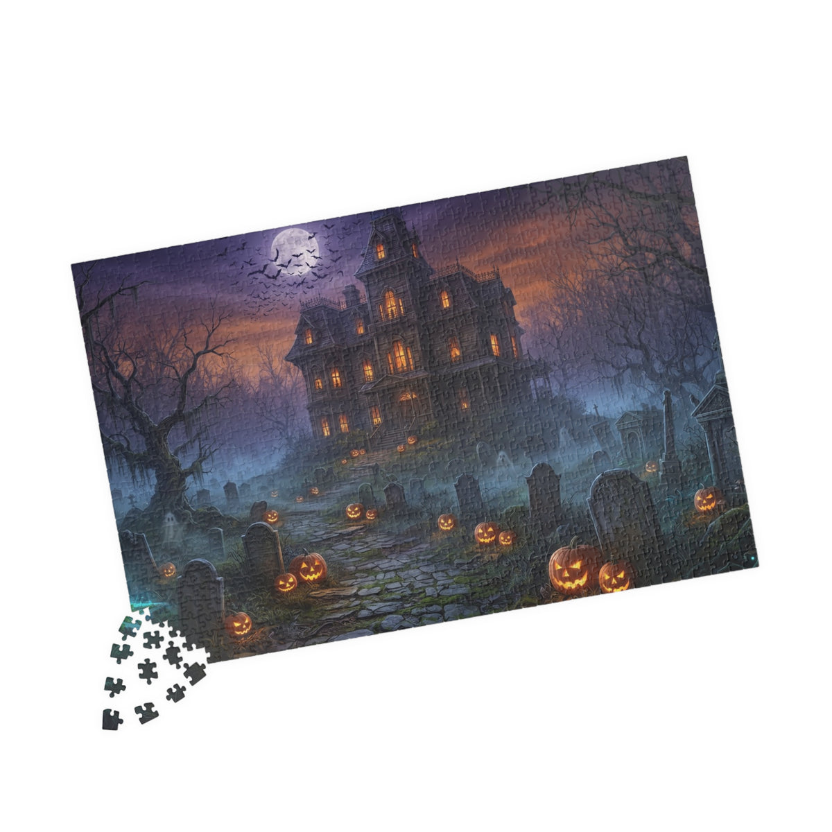 Haunted House Halloween Puzzle