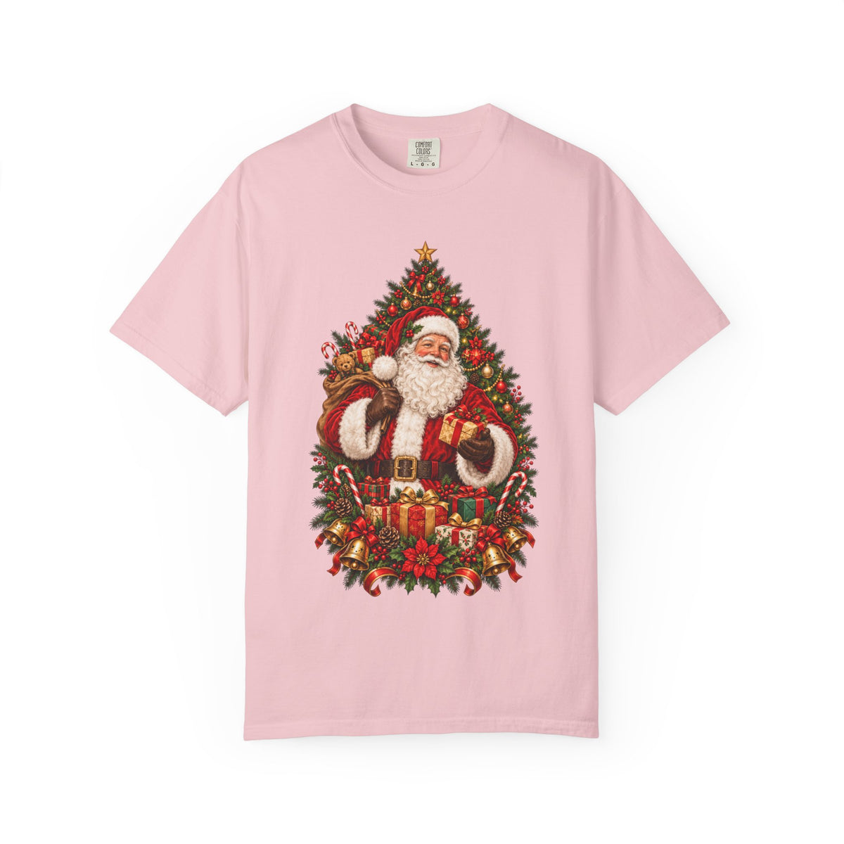 Santa Christmas Tree T-Shirt