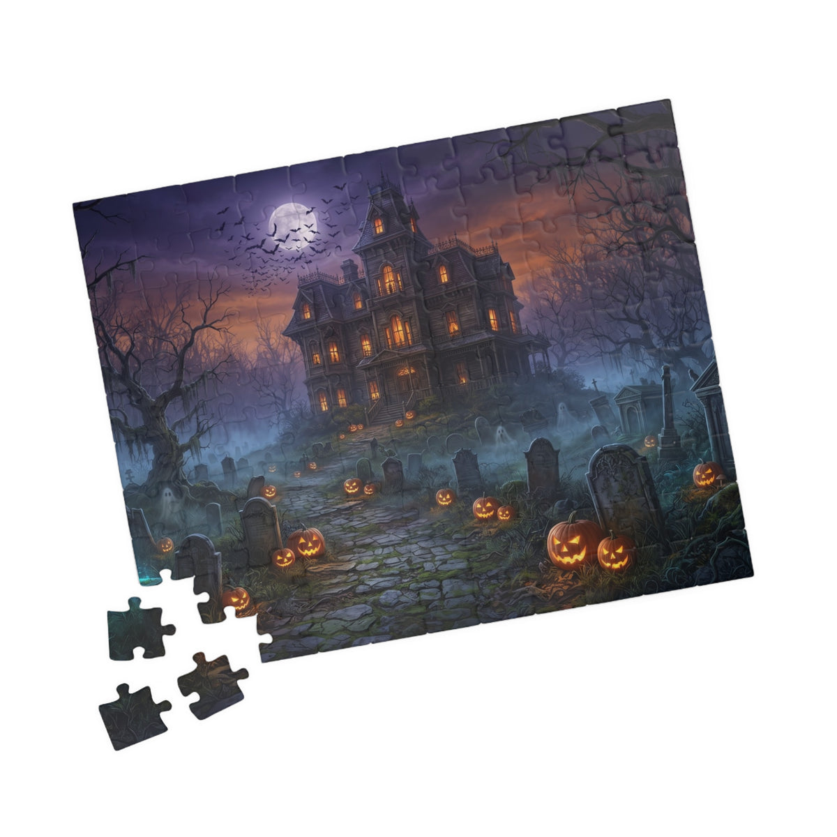 Haunted House Halloween Puzzle