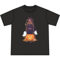 Halloween Witch Cat Pumpkin T-Shirt
