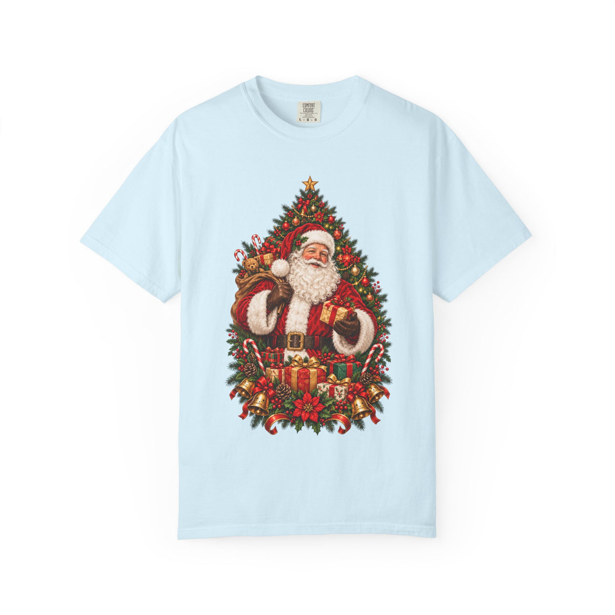 Santa Christmas Tree T-Shirt