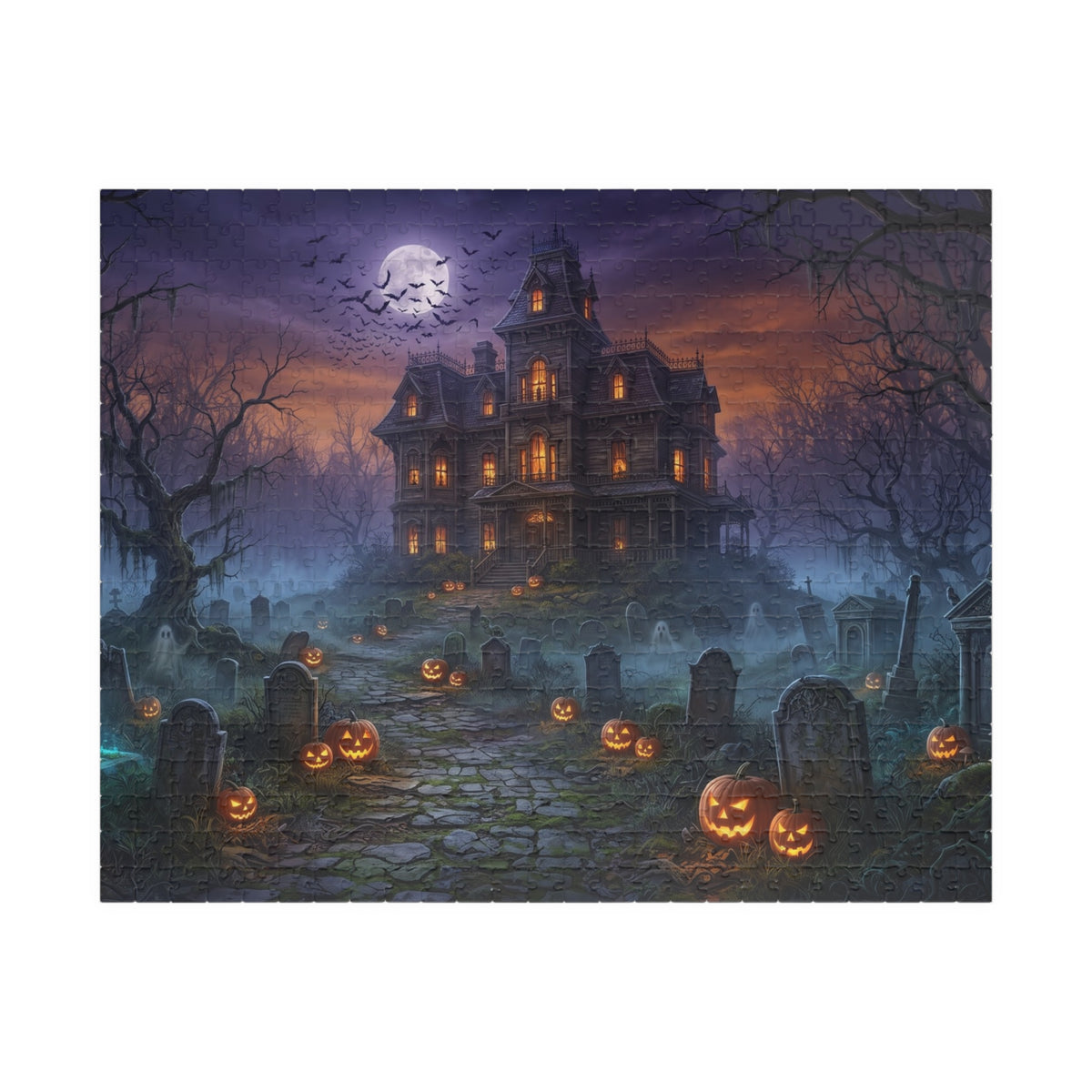 Haunted House Halloween Puzzle