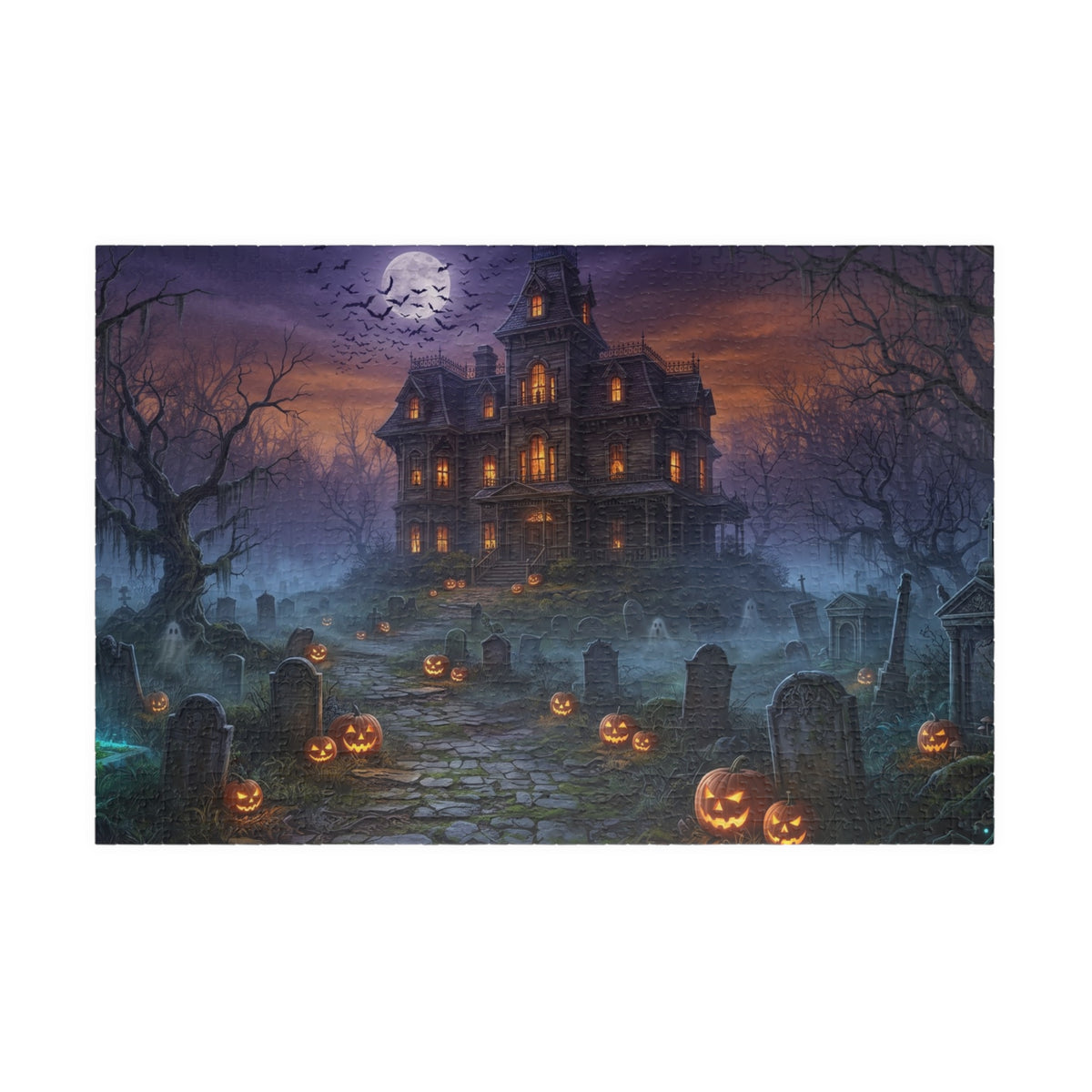 Haunted House Halloween Puzzle