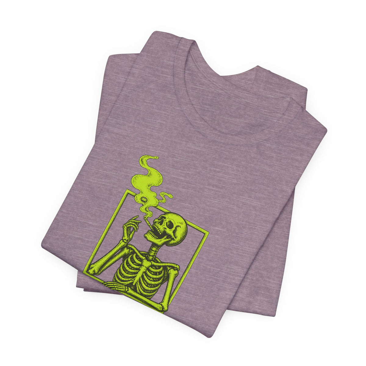 Smoking Skeleton - Halloween Spooky Season Tee