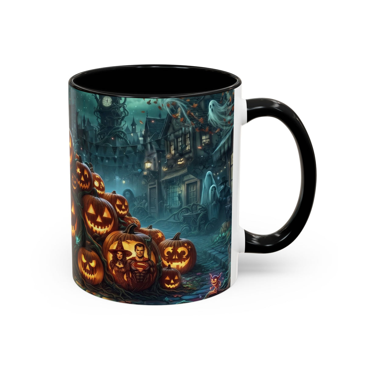 Halloween Pumpkin Patch Accent Coffee Mug