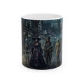 Gothic Halloween Witch Gathering Ceramic Mug