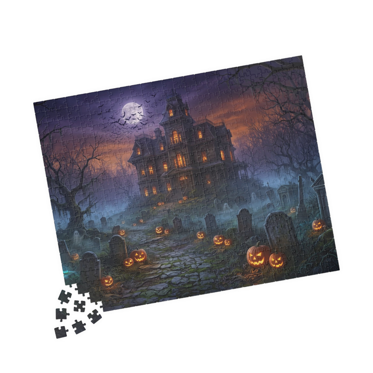 Haunted House Halloween Puzzle